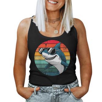 Tiburón Retro Para Hombres Es Niños Divertido Tiburón Camiseta sin mangas para mujer - Regaloses