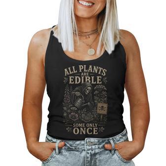 Todas Las Plantason Comestibles Algunas Divertidas Para Hombres Y Es Camiseta sin mangas para mujer - Regaloses