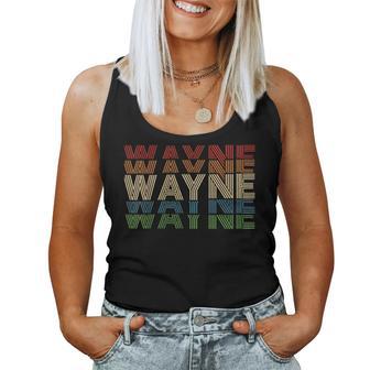 Vintage Wayne Name Old School Hip Hop For Women Women Tank Top | Seseable UK