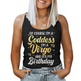 Im A Virgo Goddess Queen Its My Birthday Season Zodiac Women Tank Top | Seseable UK