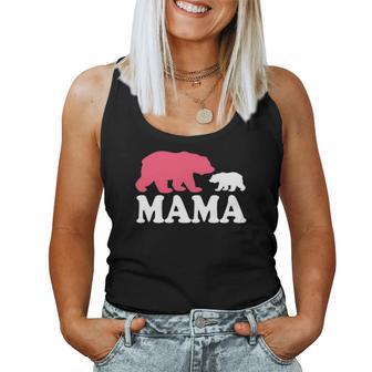 Womens Mama Bear Christmas Ideas For Mom Women Tank Top | Seseable UK