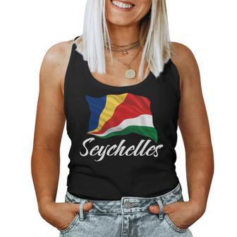 セイシェル 国旗 セイシェル アフリカ 愛国心 男性 女性 キッズ レディースタンクトップ - Kawaiitshirt