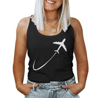 飛行機 飛行機 恋人 パイロットギフト 男性 女性 キッズ 男の子 女の子 レディースタンクトップ - Kawaiitshirt