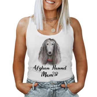 Afghan Hound Mom Mamá Madre De Perro Galgo Afgano Cuello Camiseta sin mangas para mujer - Regaloses
