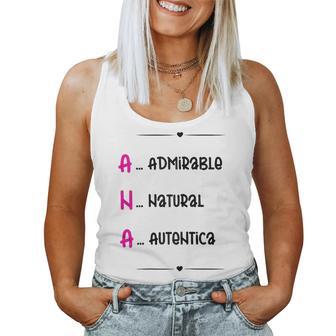 Ana Regalo Personalizado Nombre Ana Chica Camiseta sin mangas para mujer - Regaloses