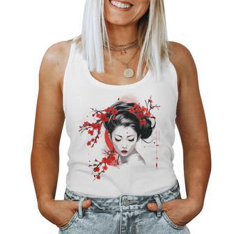 Anime Flores Arte Es Abstracto Humano Gráfico Anime Camiseta sin mangas para mujer - Regaloses