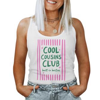 Cool Cousins Club Built In Besties Family Matching Boy Girl Women Tank Top | Seseable UK
