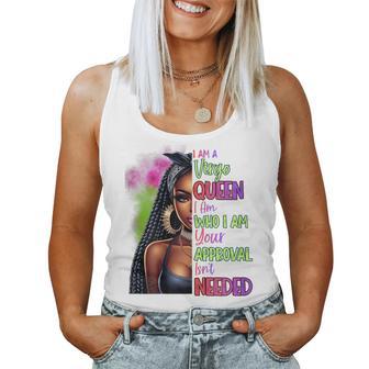 Gangsta Woman Virgo Queen Black Birthday Women Tank Top | Seseable UK