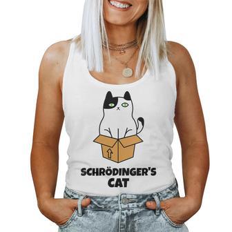 Gato Dechrödinger Cuello Camiseta sin mangas para mujer - Regaloses