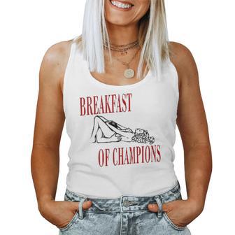 Ironica Originale Petit Déjeuner Amusant Homme Champions Débardeur pour femme - Cadeauxyz