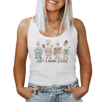 Just A Mama Goose Cute Mother’S Day Mom Humor Graphic Women Tank Top | Seseable UK