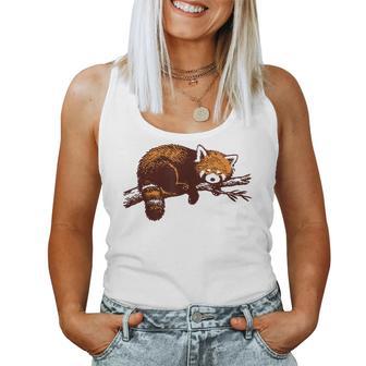 Motif Mignon Animalauvage Amoureux De Panda Rouge Débardeur pour femme - Cadeauxyz