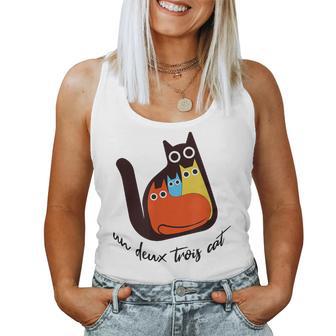 Un Deux Trois Cat Hombres Es Niños Camiseta sin mangas para mujer - Regaloses