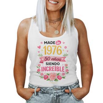 Vintage 1976 50 Años Cumpleaños Made In 1976 Camiseta sin mangas para mujer - Regaloses