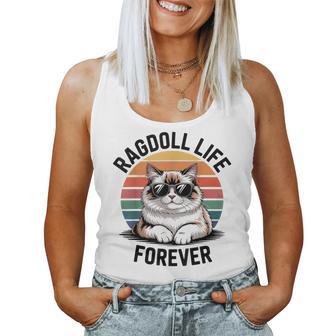 ラグドール ライフ 猫 男性 女性 キッズ ギフト レディースタンクトップ - Kawaiitshirt