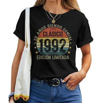 30 Años Cumpleaños Regalo Hombre Intage Hecho En 1992 Camiseta de mujer - Regaloses