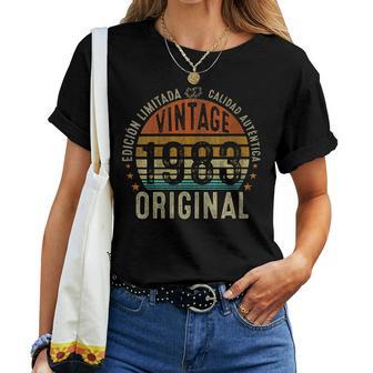 43 Años Regalo De Cumpleaños Hombre Original 1983 Cuello Camiseta de mujer - Regaloses
