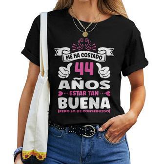 44 Cumpleaños Regalo Años Divertido Decoraciónintage Camiseta de mujer - Regaloses