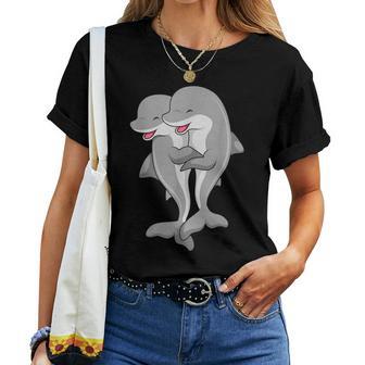 Amante De Los Delfines Niños Es Es Camiseta de mujer - Regaloses
