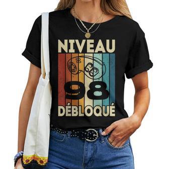 Anniversaire 98 Ans Cadeau Geek Jeuxidéo Drôle Homme T-shirt femme - Cadeauxyz