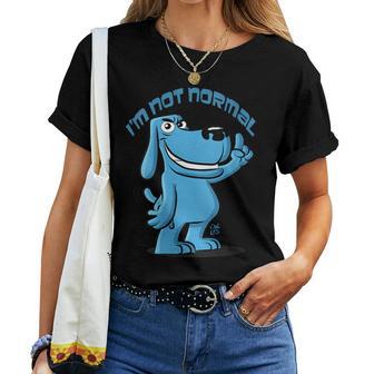 Blue Dog Cuello Camiseta de mujer - Regaloses