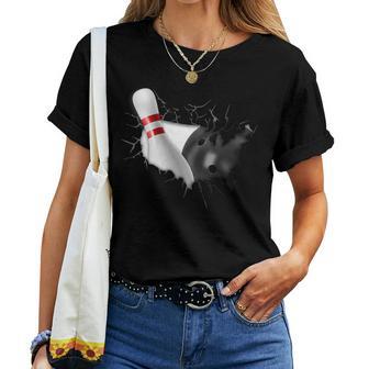 Bowling In Me Balle De Bowling En Forme De Cœur T-shirt femme - Cadeauxyz