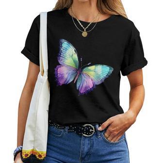 Butterfly Pocket Insect Nature Cute Women T-shirt | Seseable UK