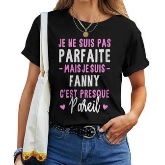 Cadeau Personnalisé Prénom Fanny Humour Noël T-shirt femme - Cadeauxyz
