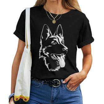 Cadeau Pour Amoureux Des Chiens De Berger Allemand Pour Papa Maman Homme Enfant T-shirt femme - Cadeauxyz