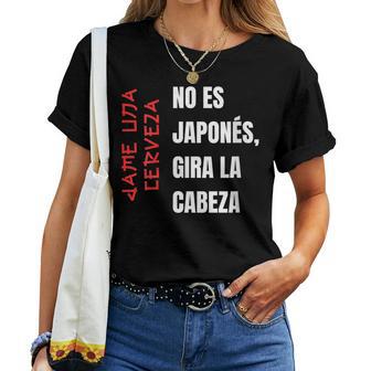 Cerveza Regalo Divertido Cervecero Y Cervecera Aperitivo Cuello Camiseta de mujer - Regaloses