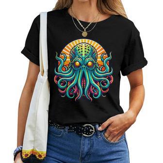 Cience-Fiction Extraterrestre Cthulhu T-shirt femme - Cadeauxyz