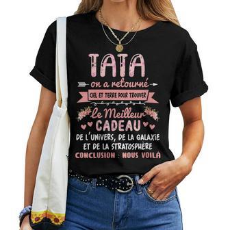 Citation Message Humoristique Pour Annonce Demande Tata Cool T-shirt femme - Cadeauxyz