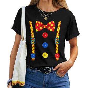 Clown Costume Halloween Circus Clown Matching Kids Women T-shirt | Seseable UK