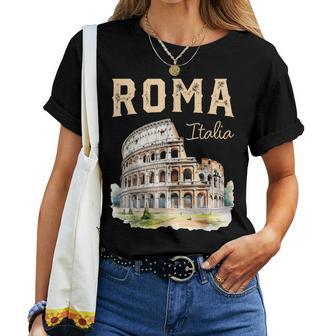 Colisée Rome Italieouvenirintage Colosseo Roma Italia T-shirt femme - Cadeauxyz