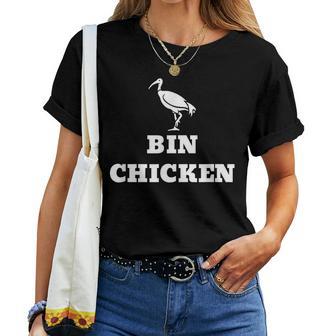 Con Gráfico De Humor Divertido Bin Chicken Camiseta de mujer - Regaloses