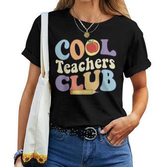 Cool Teacher Club Live Love Enseigner Retour À L'école T-shirt femme - Cadeauxyz