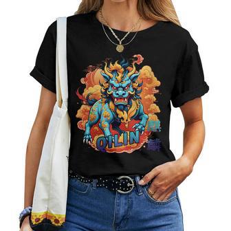 Danse Licorne Chinoise Kung Fu Qilin T-shirt femme - Cadeauxyz