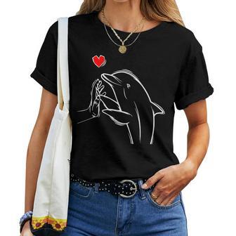 Delfin Damen Kinder Mädchen Delfine T-shirt Frauen - Geschenkecke