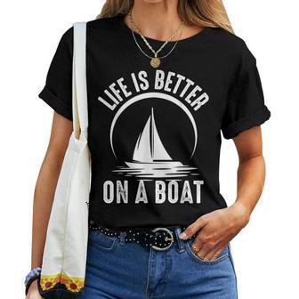 Diseño Deela Para Hombres Y Es Marinero Barco Capitánelero Camiseta de mujer - Regaloses