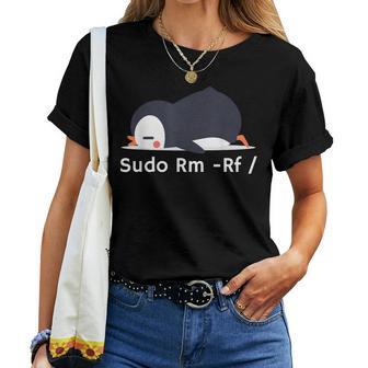Divertido Desarrollador De Ti Arte Para Hombres Es Programador Pingüino Camiseta de mujer - Regaloses