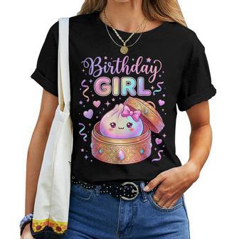 Dumpling Kawaii Pastel Anime Dumpling Lovers Birthday Girl Women T-shirt | Seseable UK
