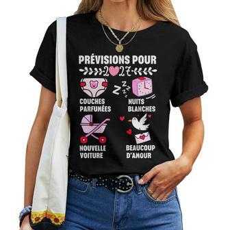 Enceinte Future Maman 2027 Annonce Grossesse Original T-shirt femme - Cadeauxyz