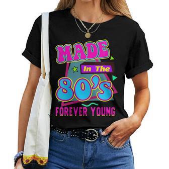 Fabriqué Aux Années 80 Rétro Étéintage Coloré Fêteur Le Thème Des Années 90 Pour Hommes T-shirt femme - Cadeauxyz