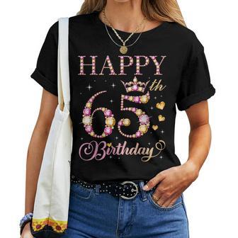 Feliz Cumpleaños 65 Años 65 Años Hombres Es Fiesta De Cumpleaños Camiseta de mujer - Regaloses