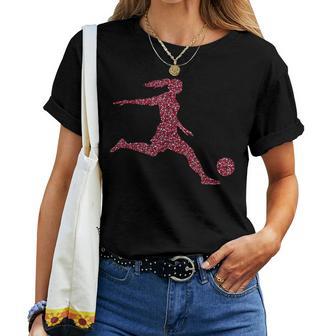 Fußball Mädchen Fussball Fußballerin Damen T-shirt Frauen - Geschenkecke