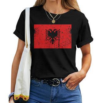 Gráfico De Bandera De Albania Para Hombres Es Y Niños Camiseta de mujer - Regaloses