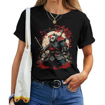 Gráfico De Panda Ninjaamurái Japonés Para Hombres Y Es Camiseta de mujer - Regaloses