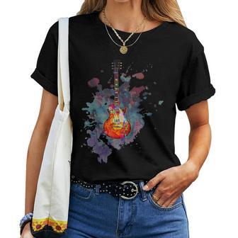 Guitare Electrique Instrument Guitariste Guitar T-shirt femme - Cadeauxyz