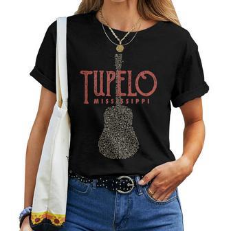 Guitare Tupelo Mississippi T-shirt femme - Cadeauxyz