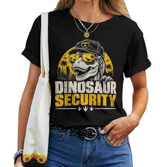 Halloween Dinosaur Security Mom Dad Men Women T-shirt | Seseable UK